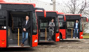 VAG und Stadt Freiburg verschenken zehn ausgemusterte Busse an die Ukraine
